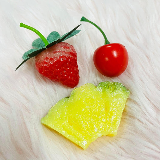 Strawberry, Cherry, Pineapple Slice