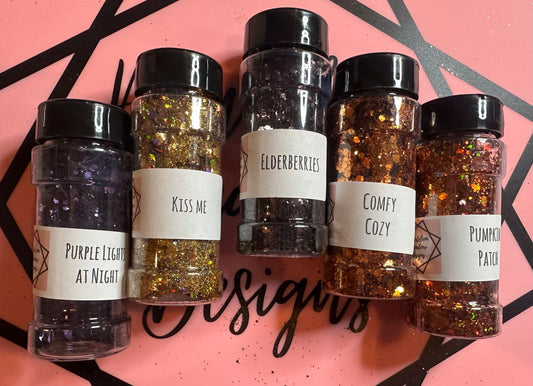 Fall color 1oz Shaker Bottles Set